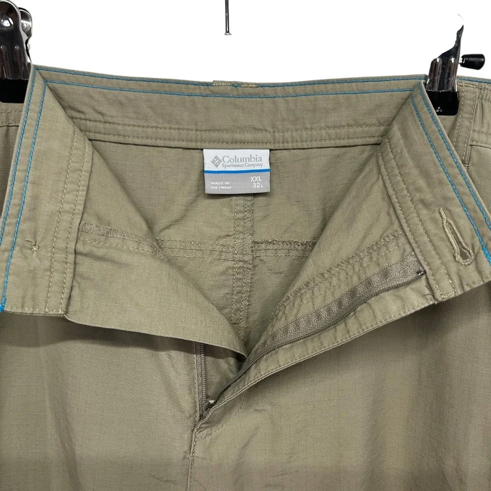 Columbia Convertible Cargo Hiking Pants XXL 32 Zip Off Outdoor Travel Trail Gorp